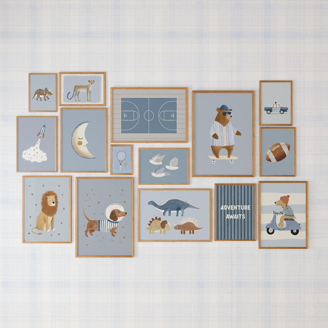 Sports Animals Cars Printable Wall Art Bundle