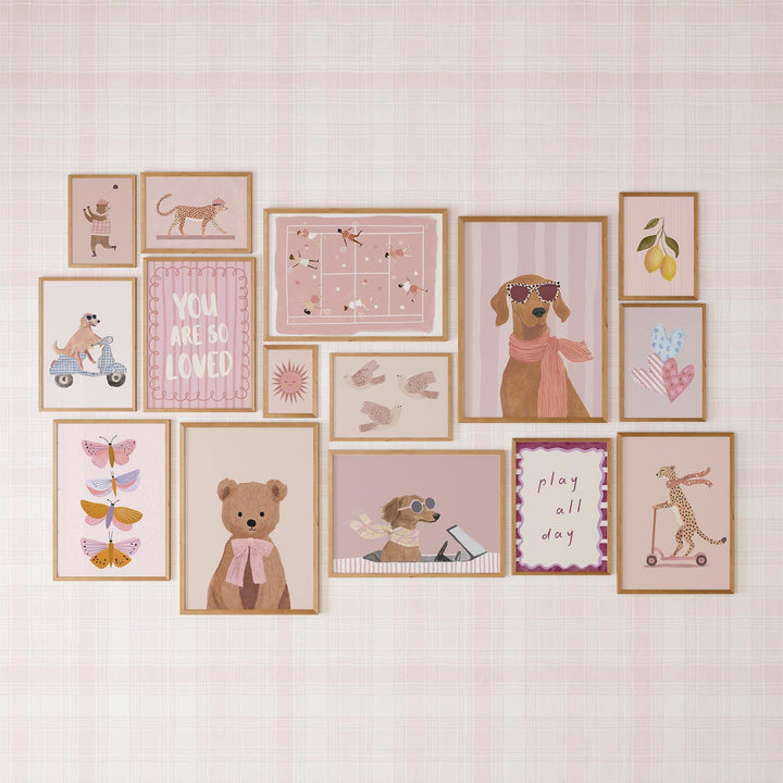 Pink Printable Wall Art Bundle