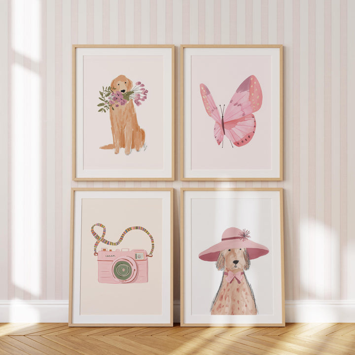 170 Pink Printable Wall Art Bundle