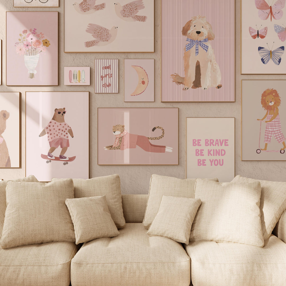 170 Pink Printable Wall Art Bundle
