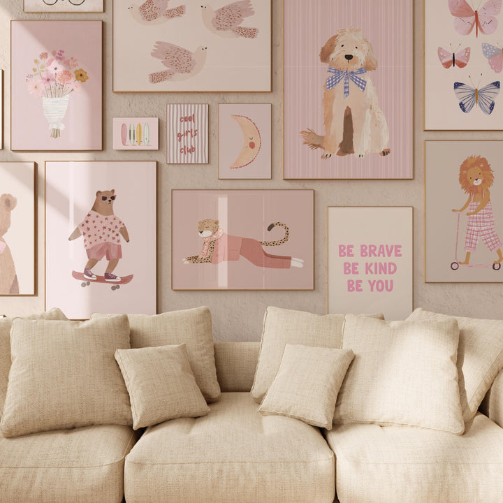 170 Pink Printable Wall Art Bundle