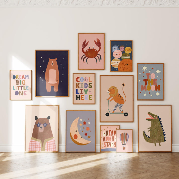 Colorful 130 Playful Maximalist Bold Gallery Wall Printable Wall Art Bundle