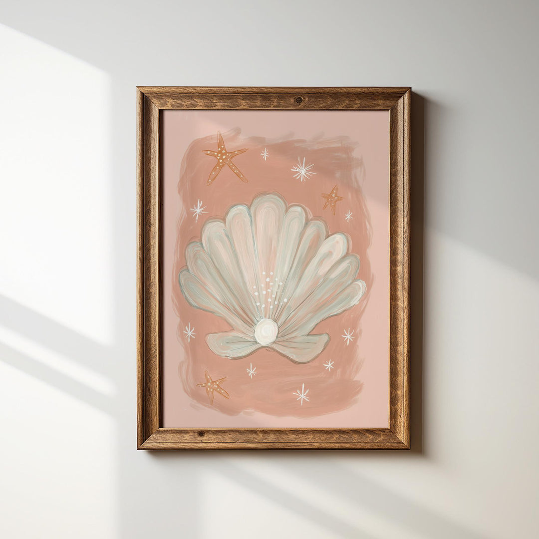 Mermaid Cowgirl & Sea Life Coastal Vintage Girls Room Printable Wall Art Bundle
