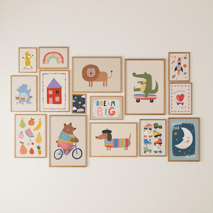100 Modern Gallery Wall Printable Wall Art Bundle