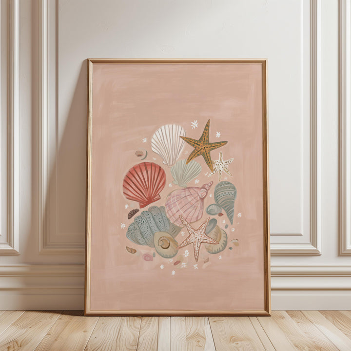 Mermaid Cowgirl & Sea Life Coastal Vintage Girls Room Printable Wall Art Bundle