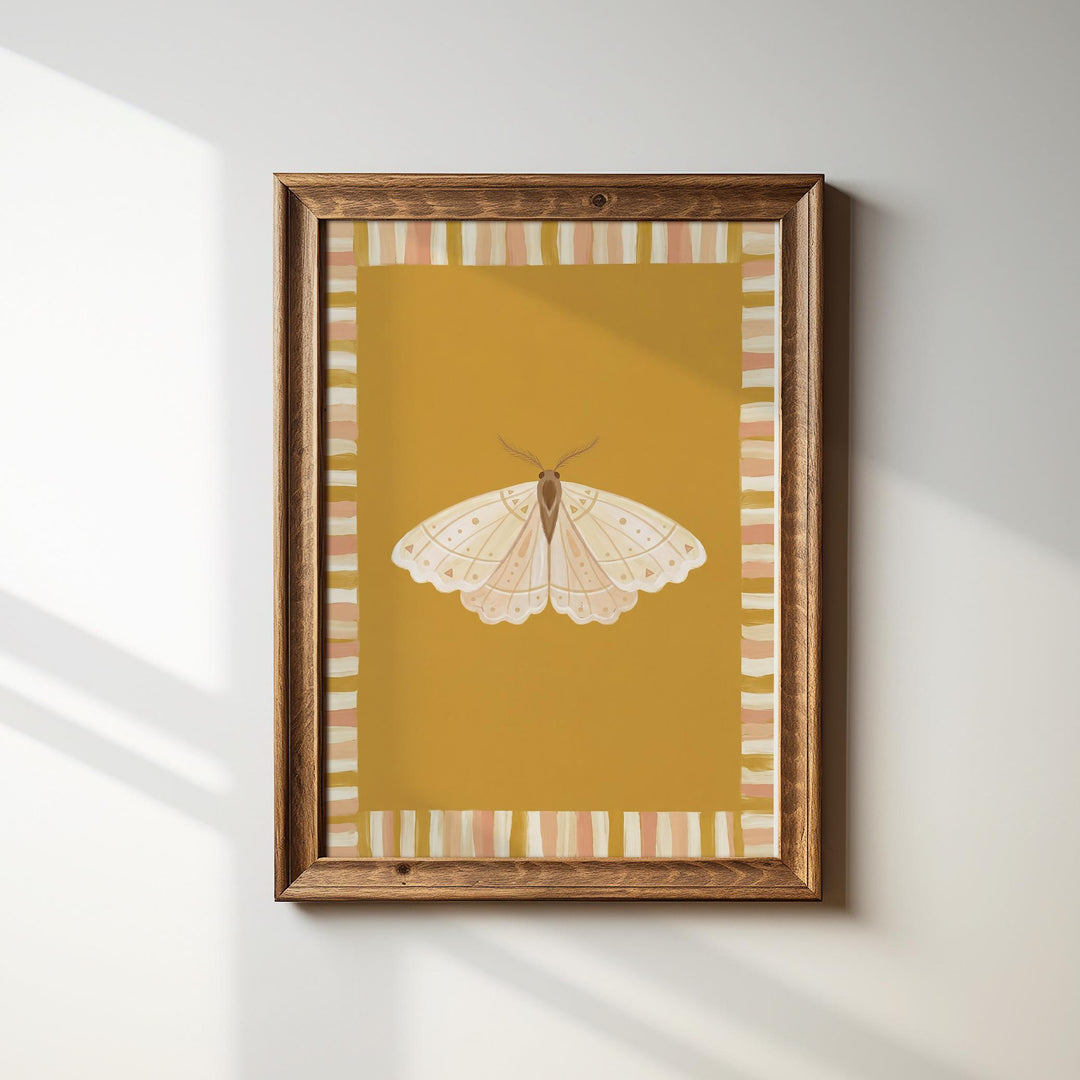 Butterfly Of 25 Pastel Butterfly & Moth Baby Girl Printable Wall Art Bundle