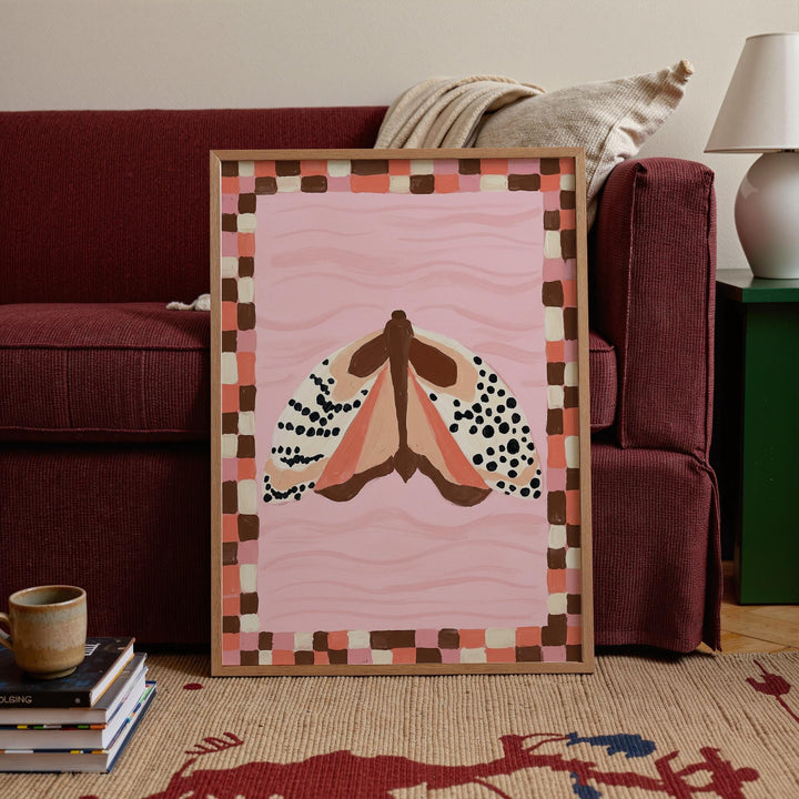 Butterfly Of 25 Pastel Butterfly & Moth Baby Girl Printable Wall Art Bundle