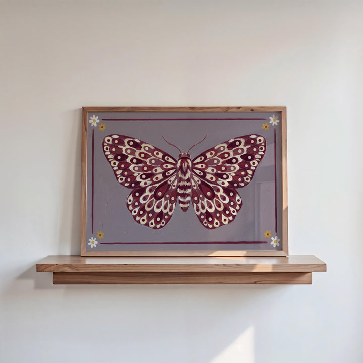 Butterfly Of 25 Pastel Butterfly & Moth Baby Girl Printable Wall Art Bundle
