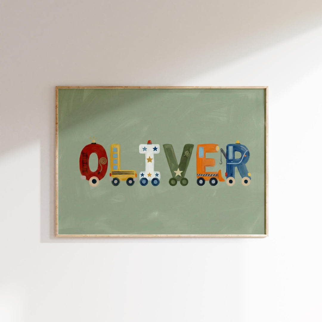Custom Name Print – Vehicles