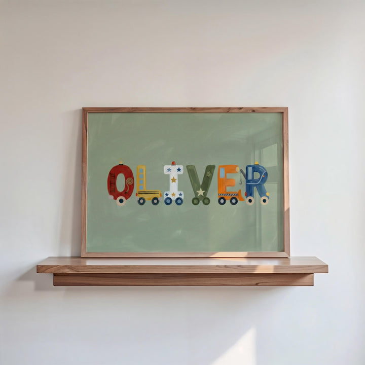 Custom Name Print – Vehicles