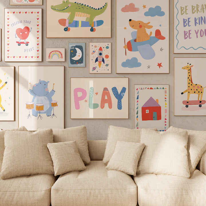 100 Modern Gallery Wall Printable Wall Art Bundle