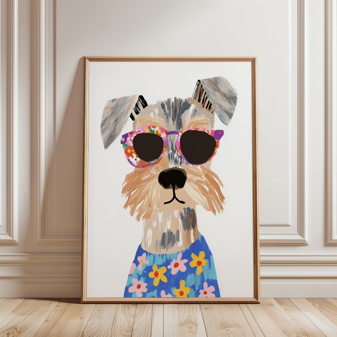 Colorful Dog Of 23 Animal Playful Art Printable Wall Art Bundle
