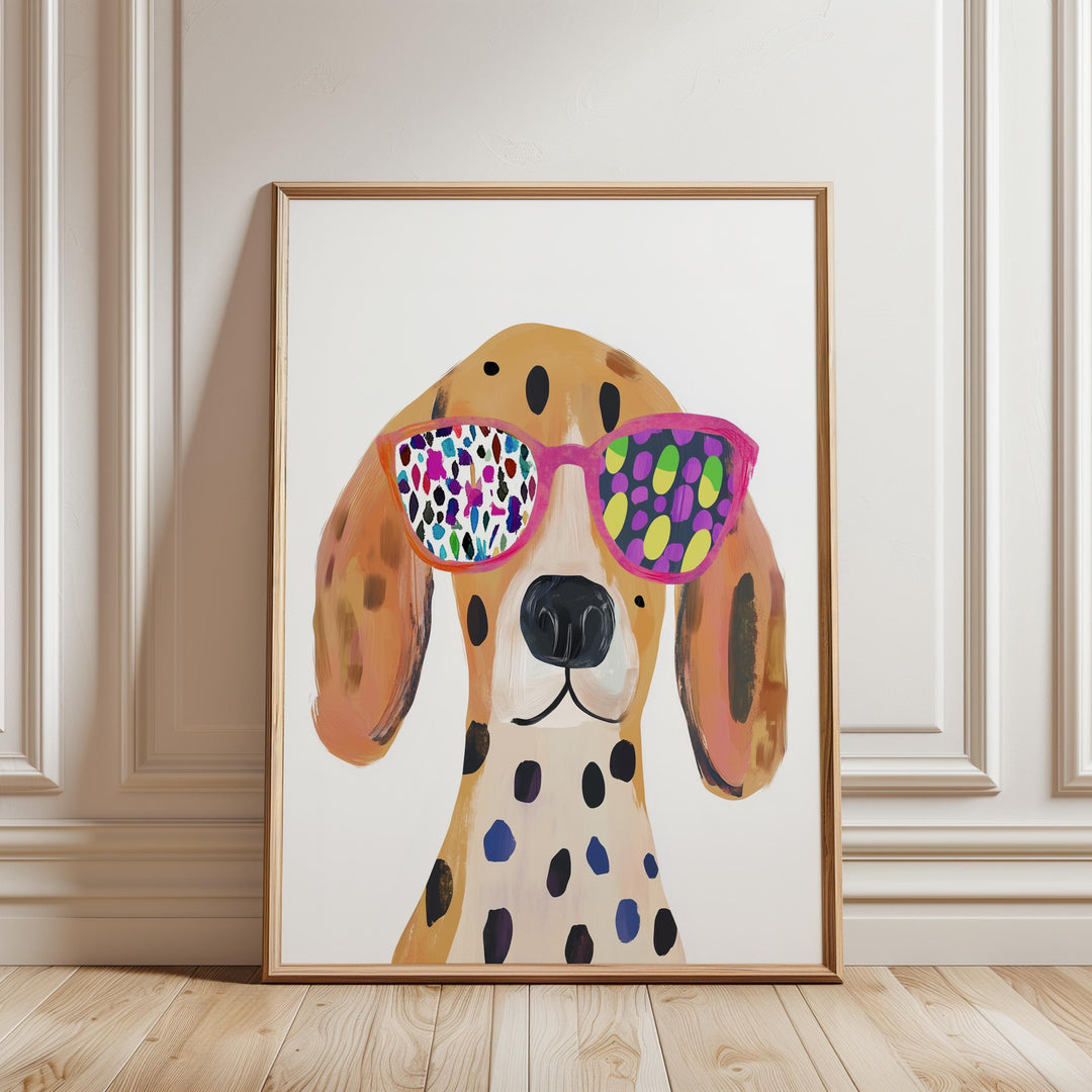 Colorful Dog Of 23 Animal Playful Art Printable Wall Art Bundle