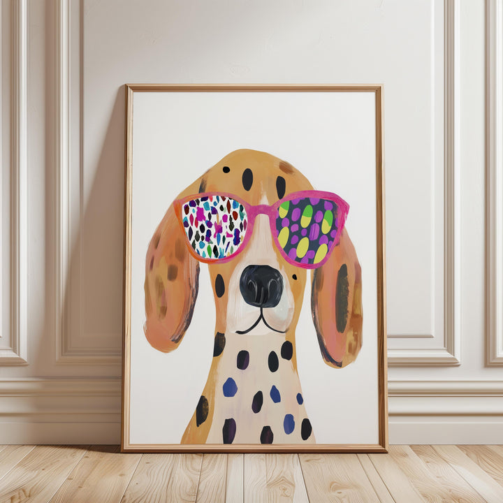 Colorful Dog Of 23 Animal Playful Art Printable Wall Art Bundle