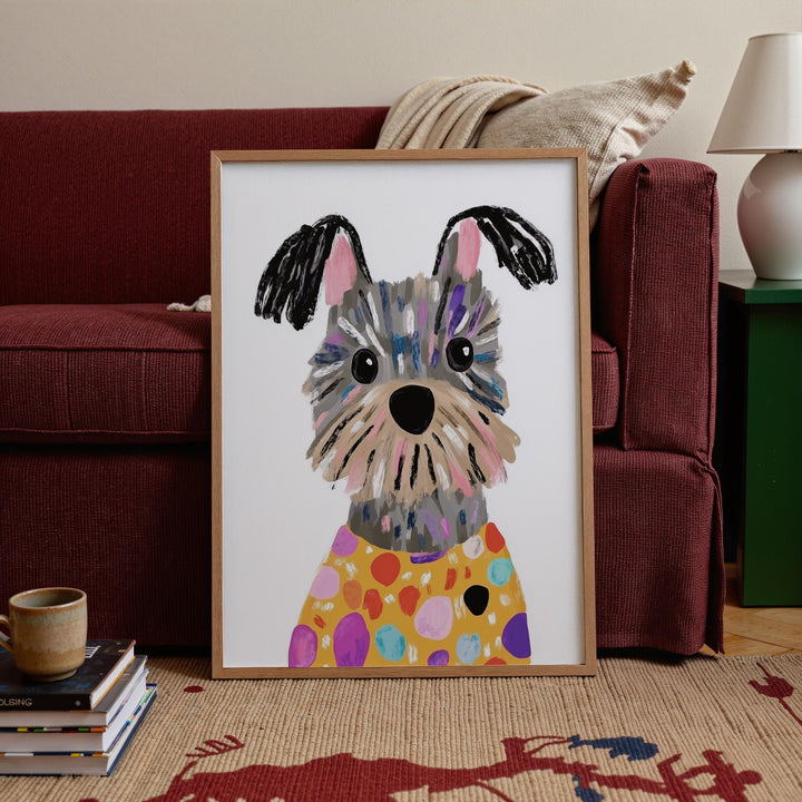 Colorful Dog Of 23 Animal Playful Art Printable Wall Art Bundle