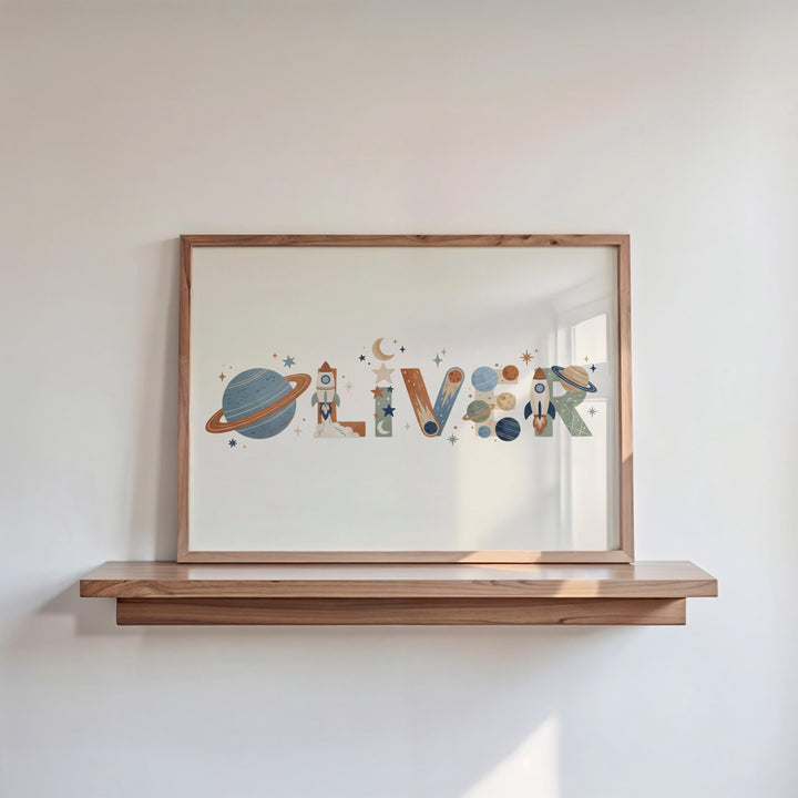 Custom Space Name Print