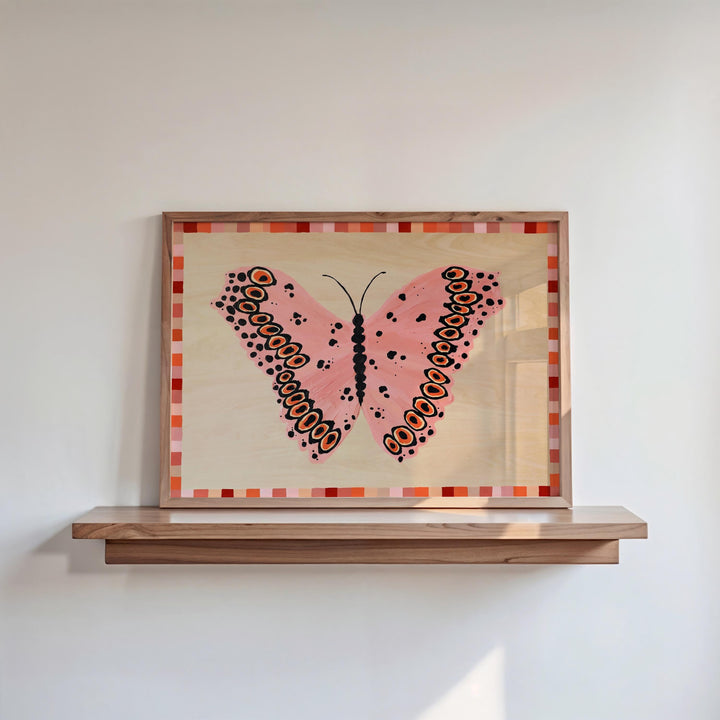 Butterfly Of 25 Pastel Butterfly & Moth Baby Girl Printable Wall Art Bundle