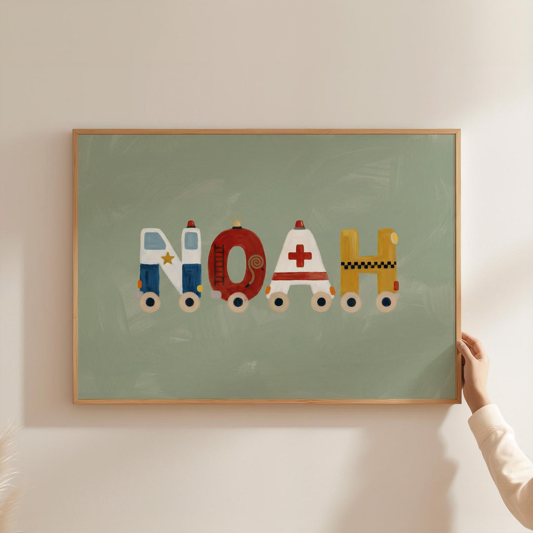 Custom Name Print – Vehicles