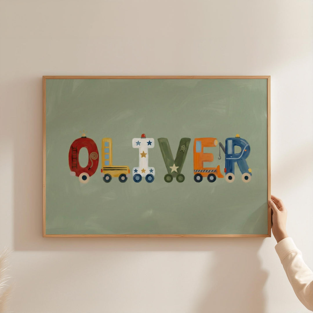 Custom Name Print – Vehicles