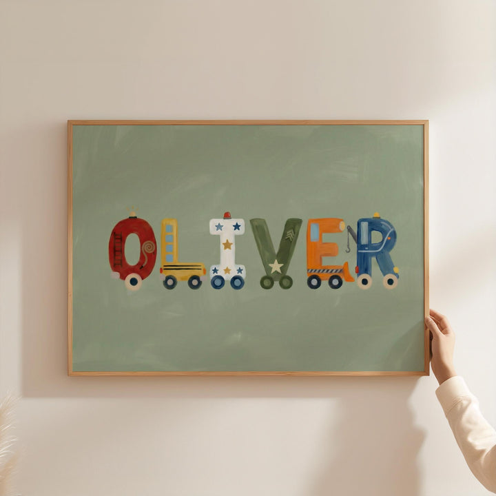 Custom Name Print – Vehicles