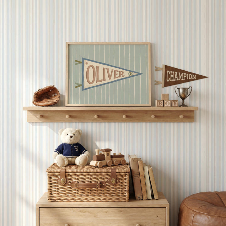 Custom Name Pennant Print