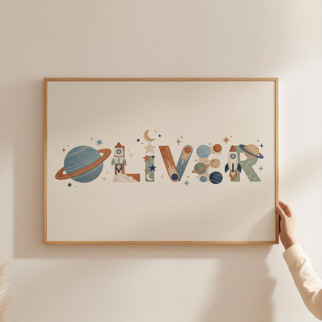 Custom Space Name Print