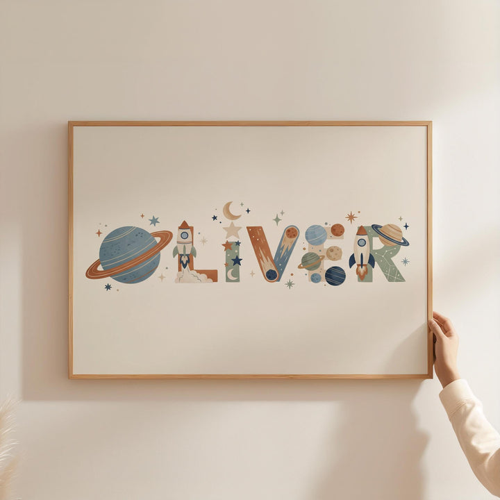 Custom Space Name Print