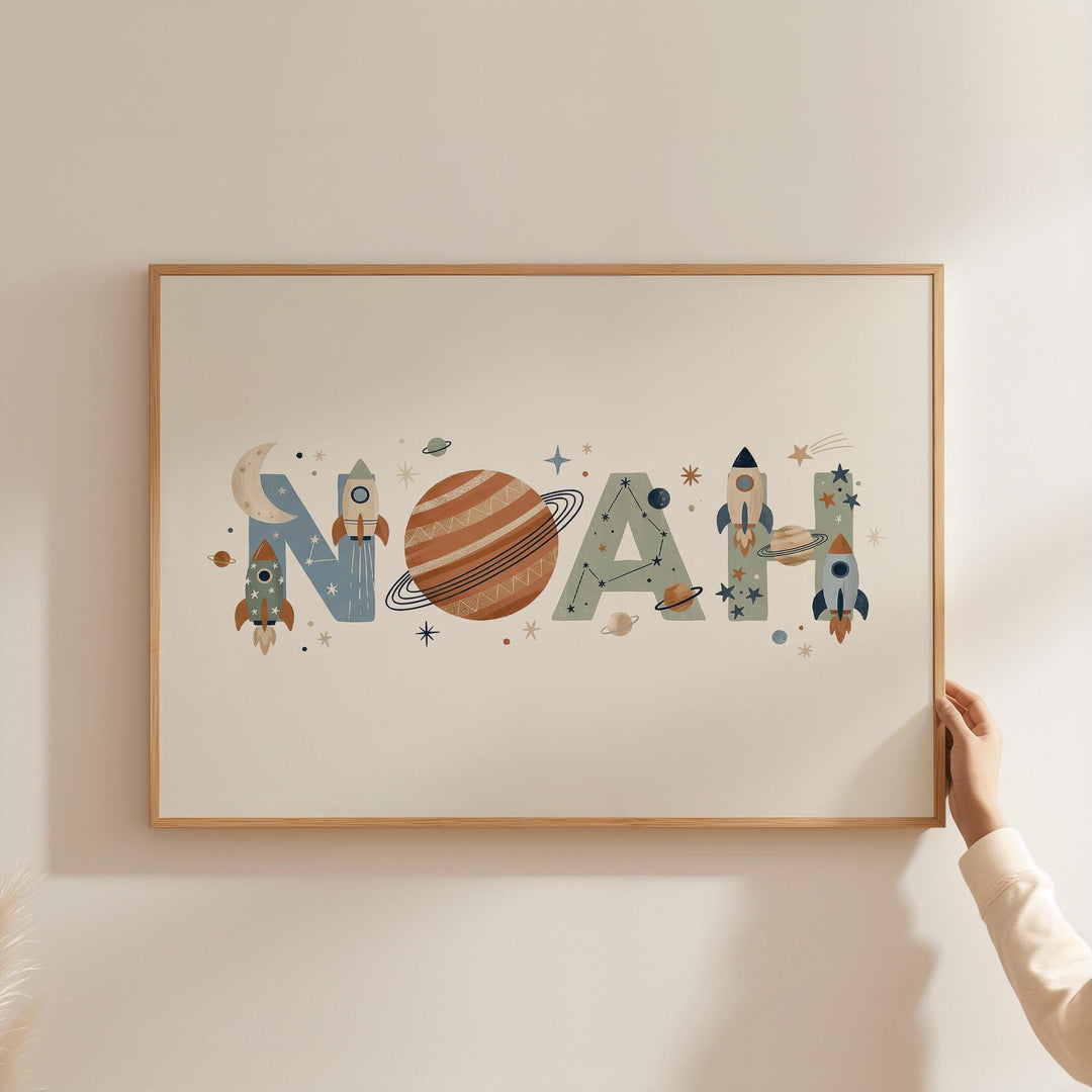 Custom Space Name Print