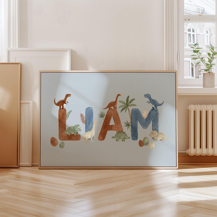 Custom Dinosaur Name Print